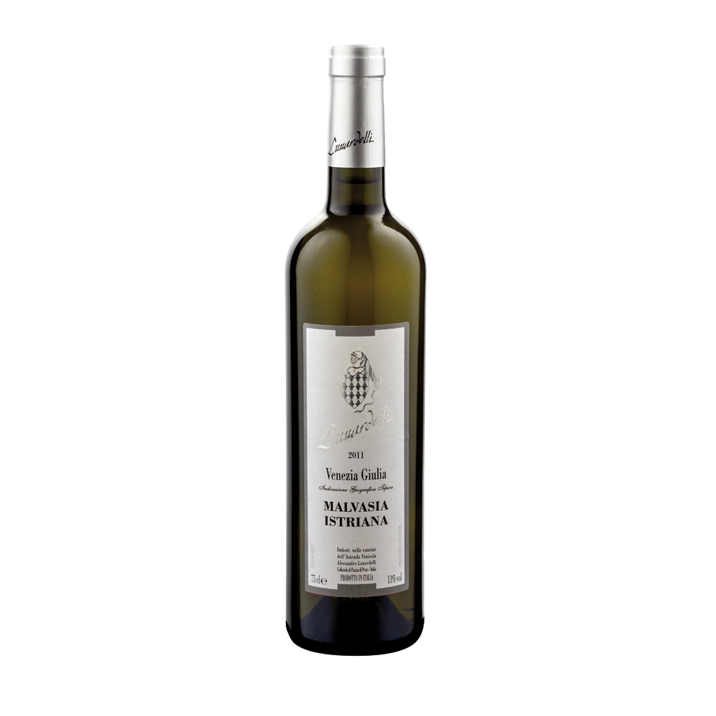 Flasche italienischer Weißwein, Malvasia Istriana, Weinanbaugebiet Friuli Venezia Giulia, Delizia